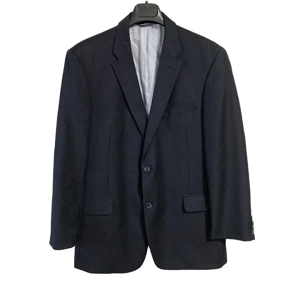 100% Wool Tommy Hilfiger Pin Stripe Men's Blazer 38R